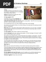 Download Machine Knit Christmas Stocking pattern by welcomehomefarm SN20140618 doc pdf