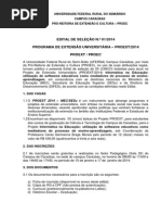 01-2014 - EDITAL de seleção de boslistas - Ceres Germana