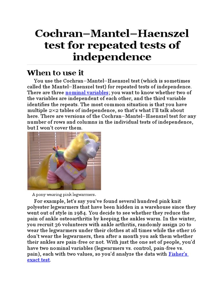 Matching Heszel Test | PDF | Variance | Statistical Theory