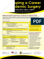 DCAS 2014 Medical Student Application Form