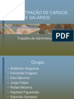 Administração de Cargos e Salários