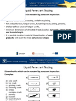 Liquid Penetrant Testing: Discontinuities Which Can Be Revealed by Penetrant Inspection