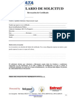 Formulario de Solicitud de Revocación