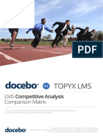 Lms Comparison Matrix - Docebo & Topyx Learning Management Systems