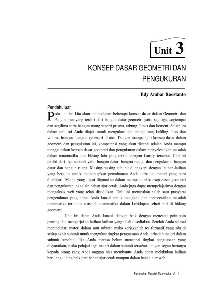 Unit3 Konsep Dasar Geometri