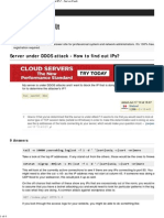 Linux - Server Under DDOS Attack - How To Find Out IPs - Server Fault