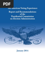 Voting Commission Recommendations 