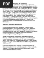 Download History of Videocon by sameeruddin ahmed SN20146638 doc pdf