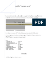 Solución Recubrimiento de Cables - Ecuación de Energía