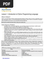 Introduction To Python