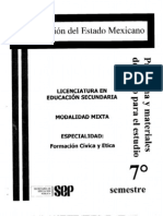 ANTOLOGÍA - 7o SEM - Organizacion Del Estado Mexicano