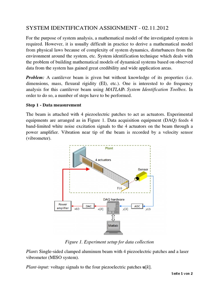 System Identification | PDF | Signal (Electrical Engineering ...