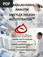 Download Makalah Mettler Toledo Autotitrator Titrasi Potensiometri Automatik by Candra Aditya Wiguna SN201496127 doc pdf