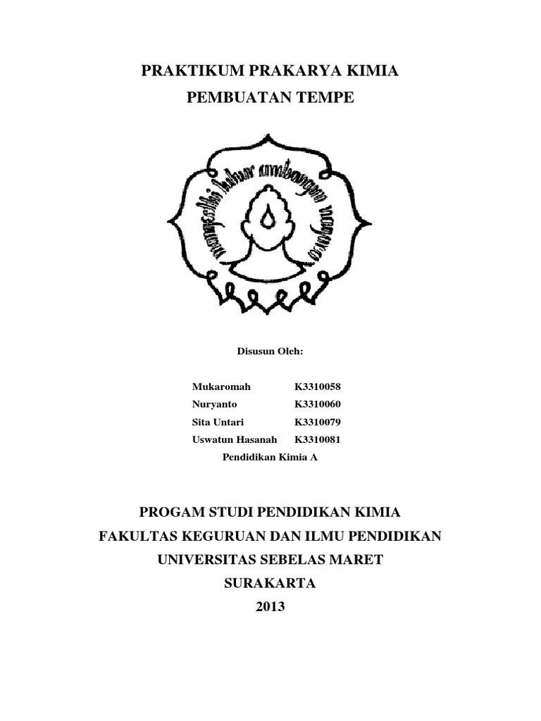 Laporan Pembuatan Tempe - Riset