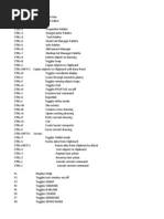 Keyboard Shortcut Autocad