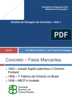 Estudos de Dosagem de Concretos