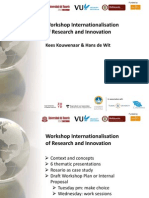 Internationalisation of Research Workshop
