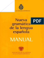 Nueva Gramatica de La Lengua Espanola