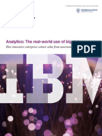 Business Intelligence Analytics the Real-world Use of Big Data