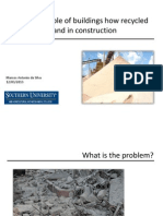 Use of Rubble of Buildings How Recycled Sand in Construction