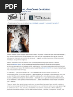 Anjos de acima, demônios de abaixo