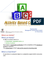 Activity Based Costing, ABC Analysis