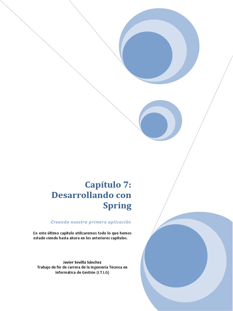 07 Desarrollando Con Spring | PDF | Ingeniería de software | Informática