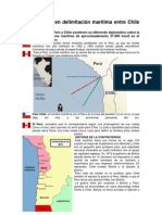 Controversia en delimitación marítima entre Chile y el Perú