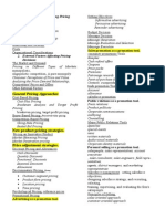 Internal Factors Affecting Pricing Decisions