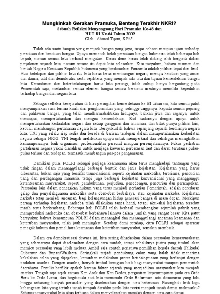 Artikel Pramuka