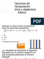 Ejercicios de Manipulación