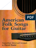 Dover Publications - American Folk Songs For Guitar - David Nadal