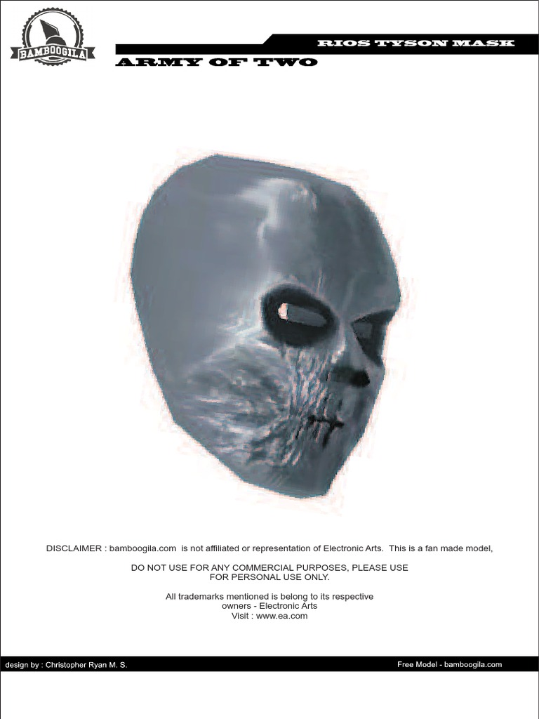 Rios Tyson Mask Fan Model Guide | PDF