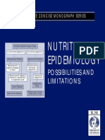 Nutritional Epidemiology: Possibilities and Limitations
