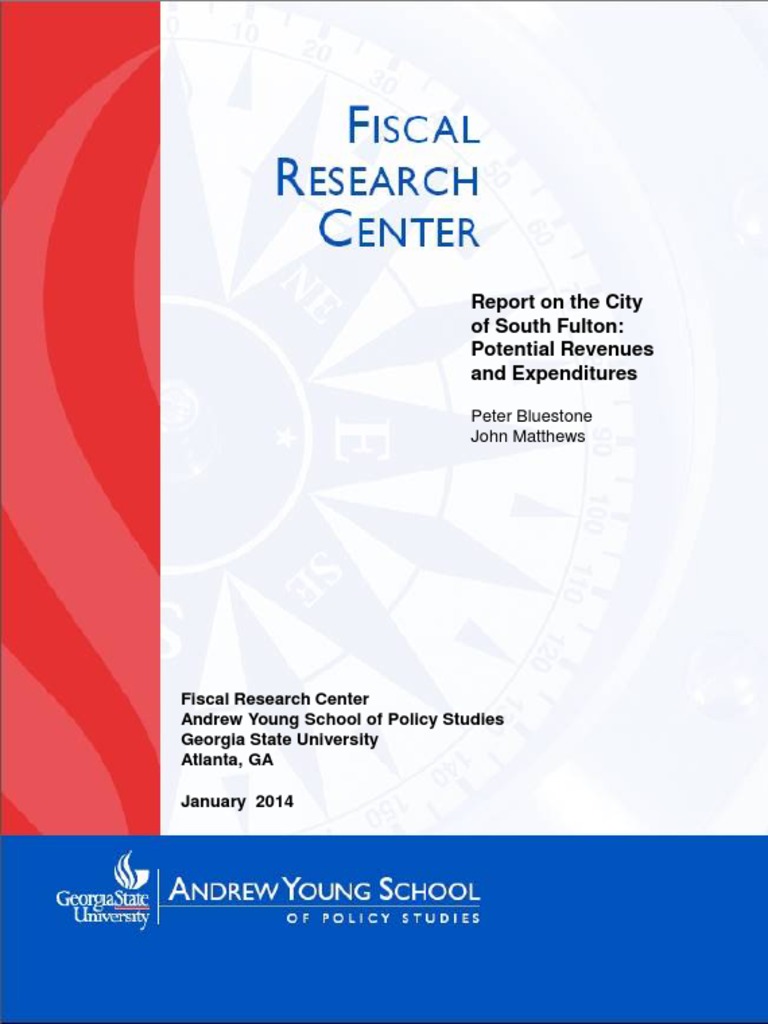 City of South Fulton Feasibility Study PDF Property Tax Taxes