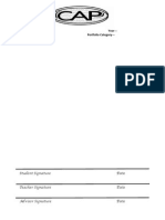 Assignment/Activity Title - Year - Skill - Portfolio Category-: Student Signature Date