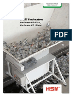 HSM Perforators: Perforator PF 600-4, Perforator PF 1200-4