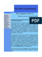 The Third Hypothesis