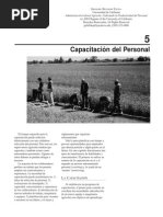 capacitación de personal