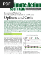 Climate Action South Asia: Information Update No. 2 (Economics of Reducing Greenhouse Gas Emissions in South Asia)