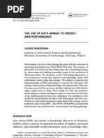 Download The Use of Data Mining to Predict Web Performance by rafael100gmail SN20161572 doc pdf