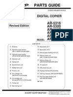 Sharp AR5316 AR5320 Parts Guide
