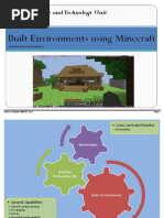 Stage 2 Science Unit Built Environs Using Minecraft