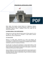 Administración de Justicia en El Perú - Derecho