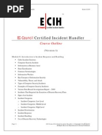 ECIH v1 Course Outline