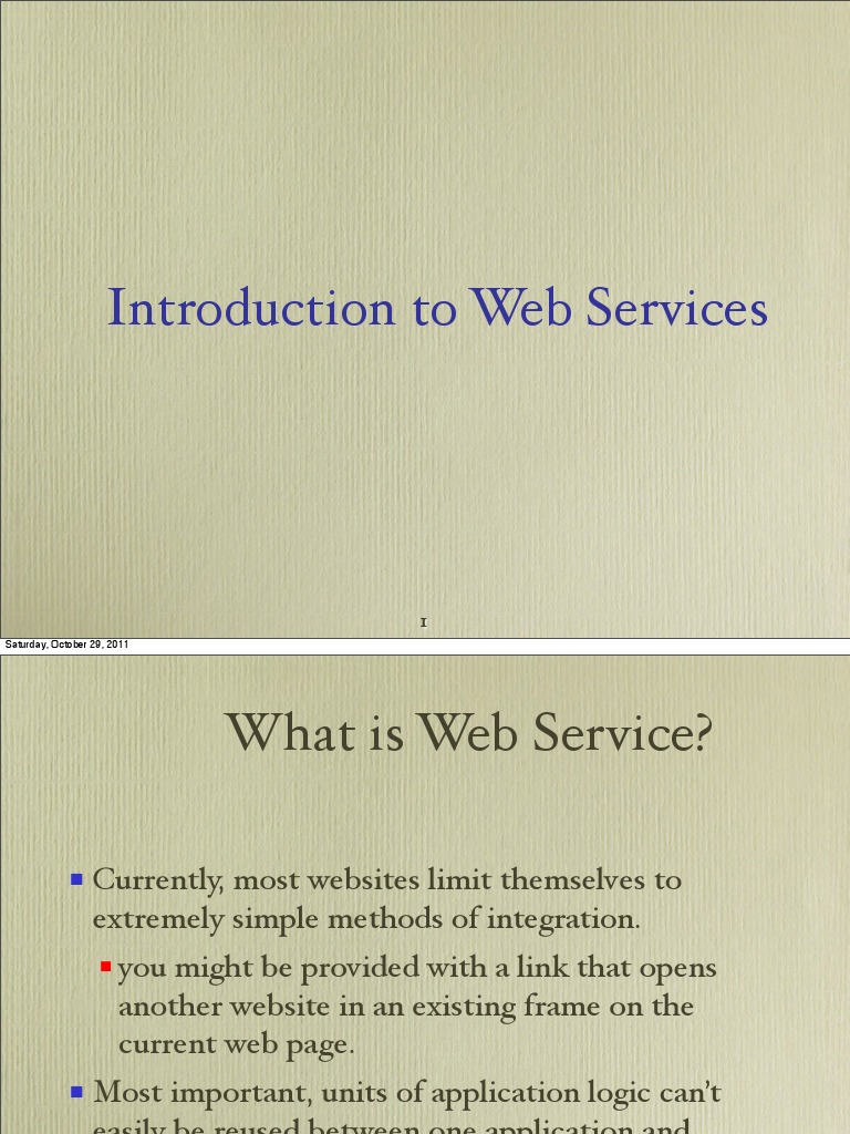 Introduction to Web Services Overview | PDF | Soap | Markup Language
