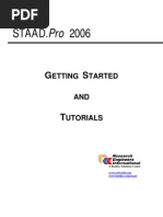 STAAD.Pro Structural Analysis Manual | PDF | Structural Analysis | Truss