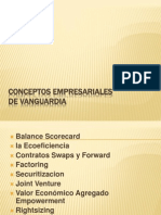 Conceptos Empresariales de Vanguardia