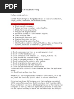 SAP System Refresh Procedure Guide | PDF | Database Transaction | Databases