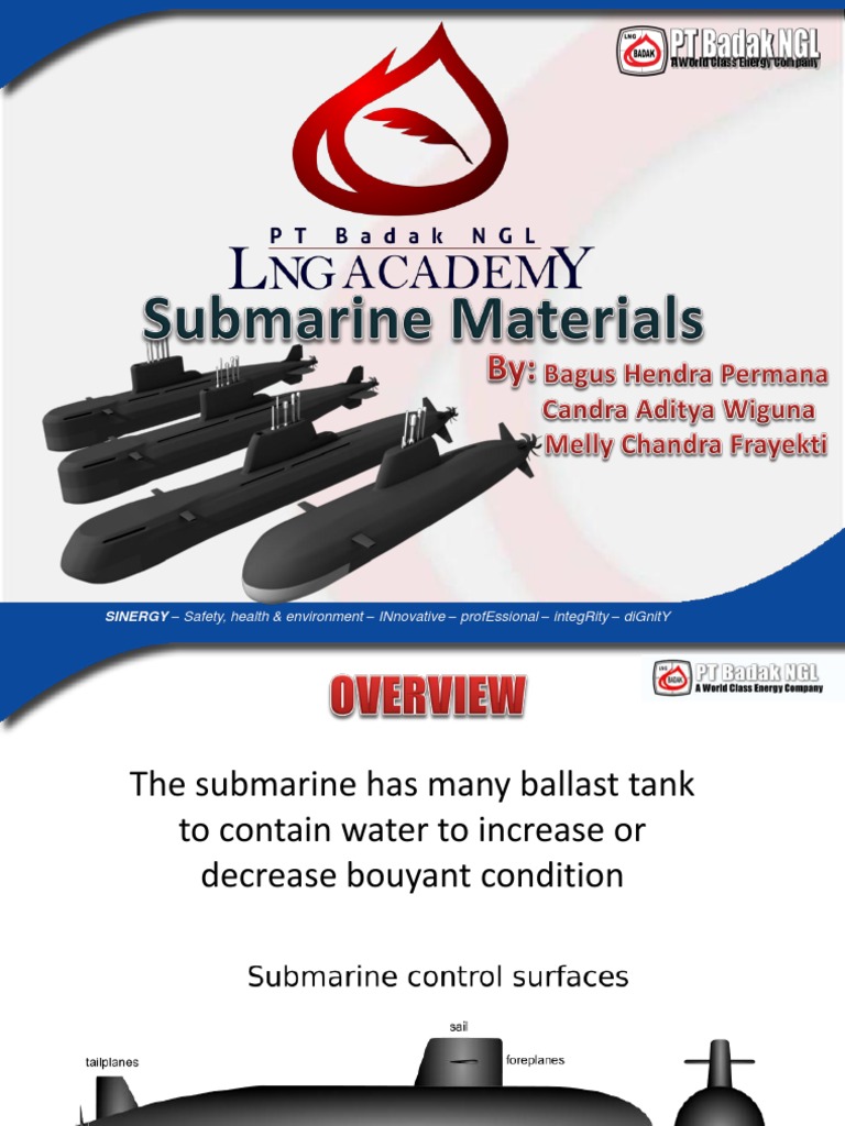 Submarine Material.ppt Submarines Chemistry